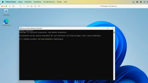 VMWare Fusion: Windows 11 ARM auf Apple Silicon (Step-by-Step) powershell x2 1
