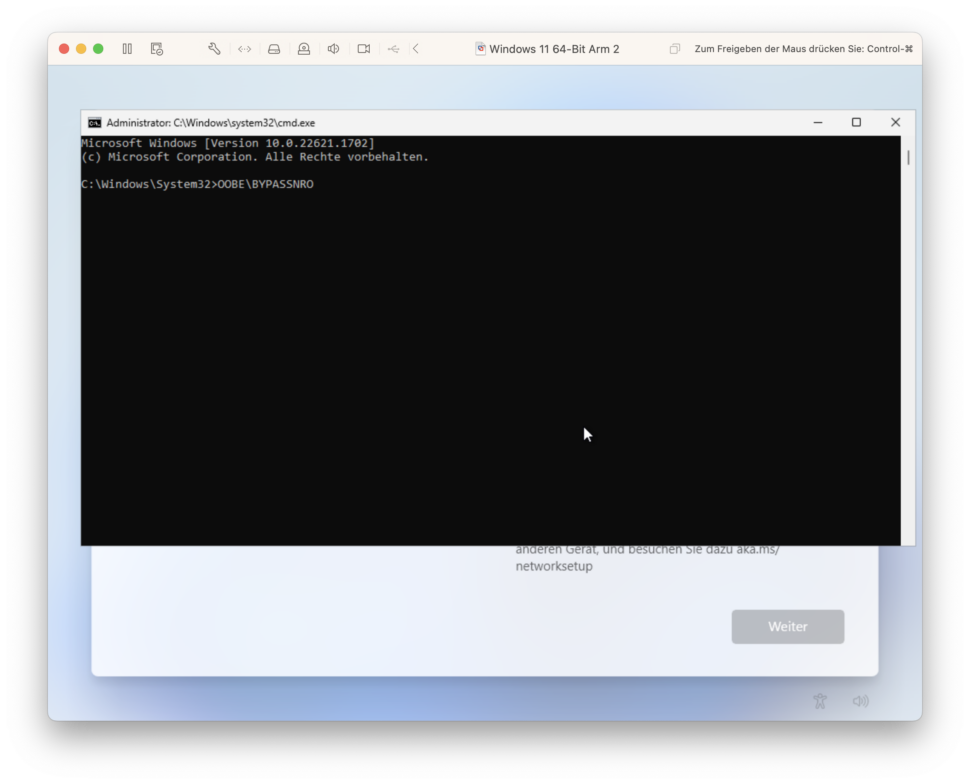 VMWare Fusion: Windows 11 ARM auf Apple Silicon (Step-by-Step) windows install 5