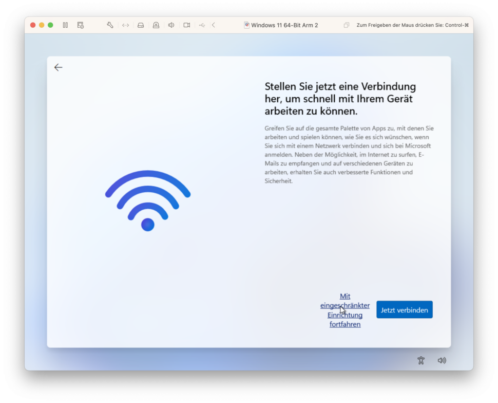 VMWare Fusion: Windows 11 ARM auf Apple Silicon (Step-by-Step) windows install 7