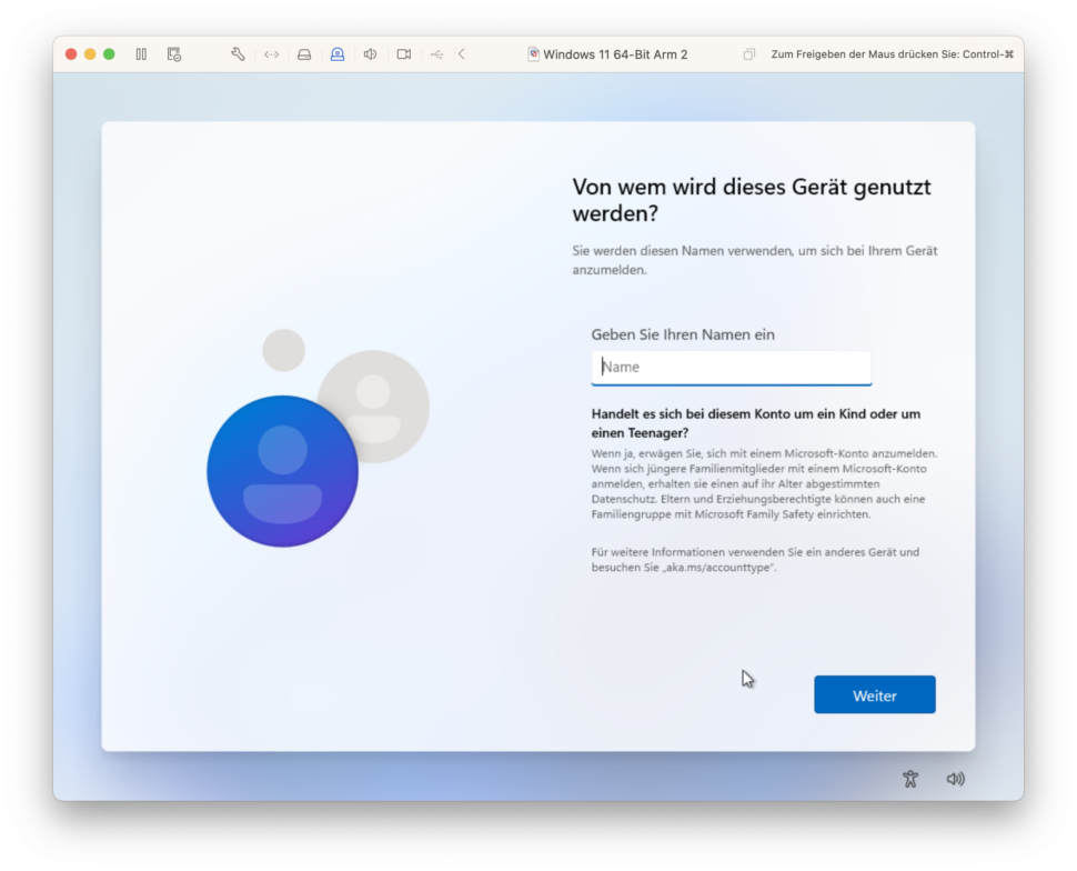 VMWare Fusion: Windows 11 ARM auf Apple Silicon (Step-by-Step) windows install 8