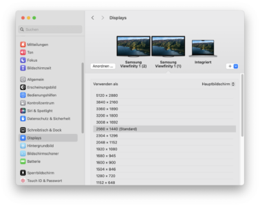 Samsung ViewFinity S9: 5K-Monitor ungeeignet für Dual-Betrieb? samsung viewfinity display settings macos